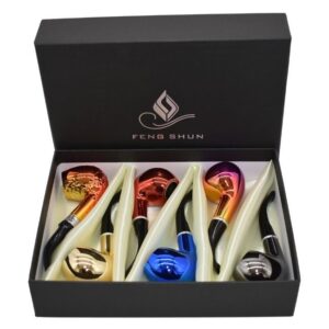 FENG SHUN WOOD TOBACCO PIPE MULTI COLOR
