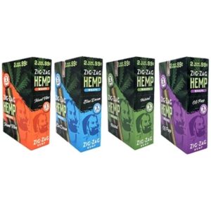 ZIG ZAG HEMP 2PK WRAPS